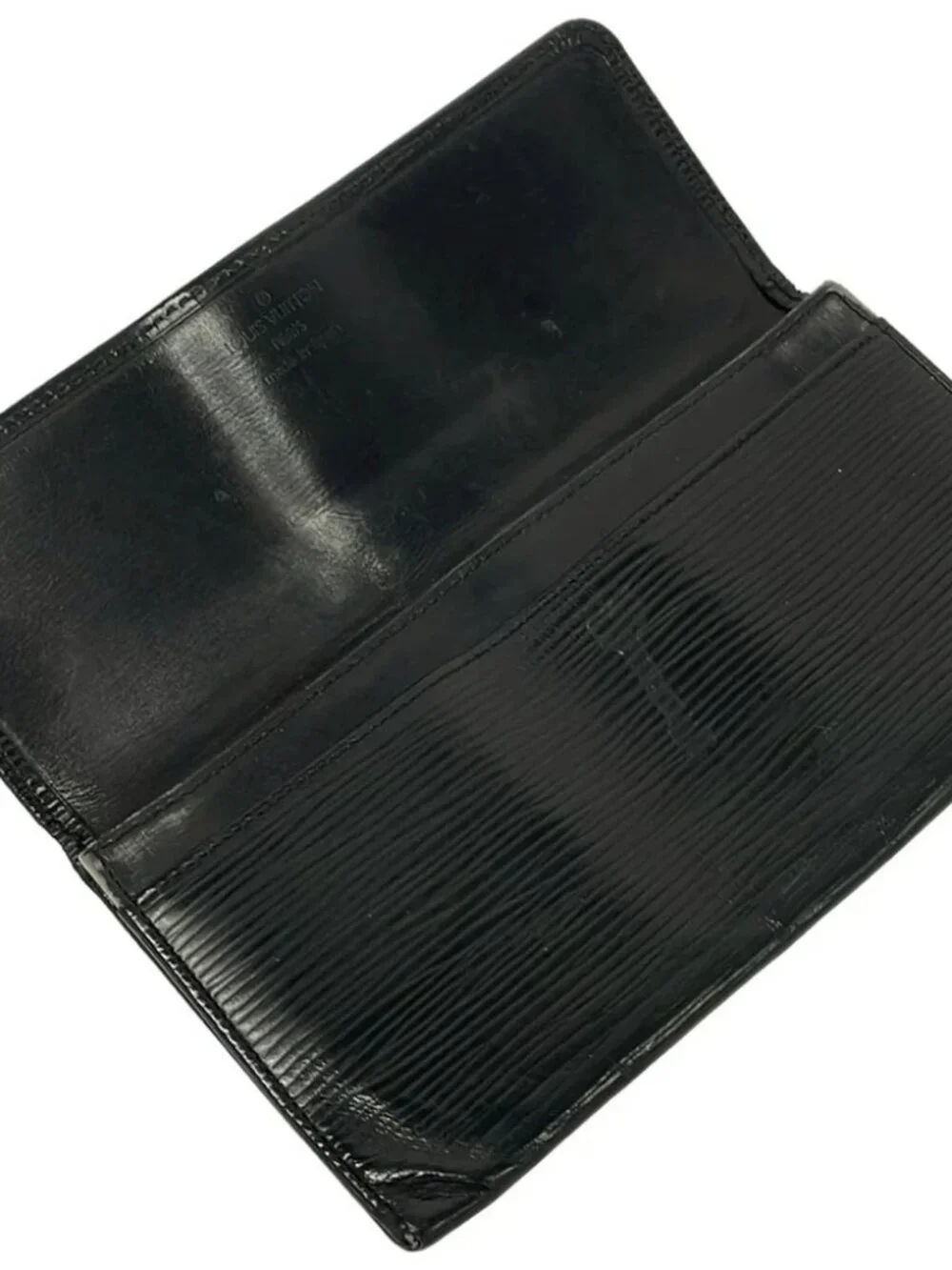 LOUIS VUITTON Porto Yen 3 Cult Credit M63532 Noir Epi LO0932 Bill Holder